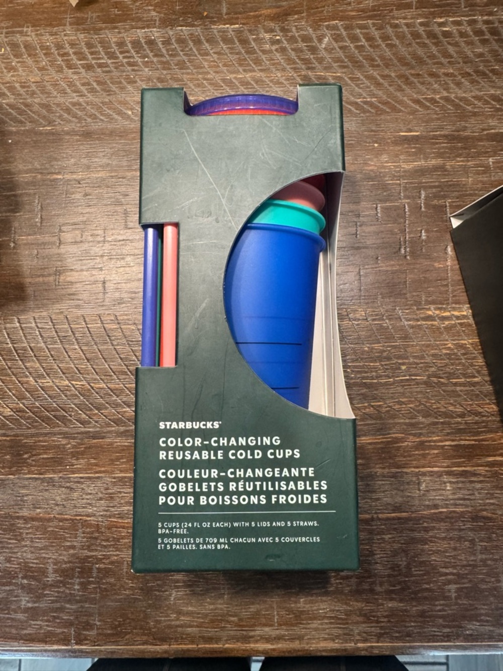 Starbucks Color-Changing Cups — Blue, Teal, Purple, Orange